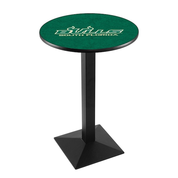 42" Blk Wrinkle South Florida Pub Table